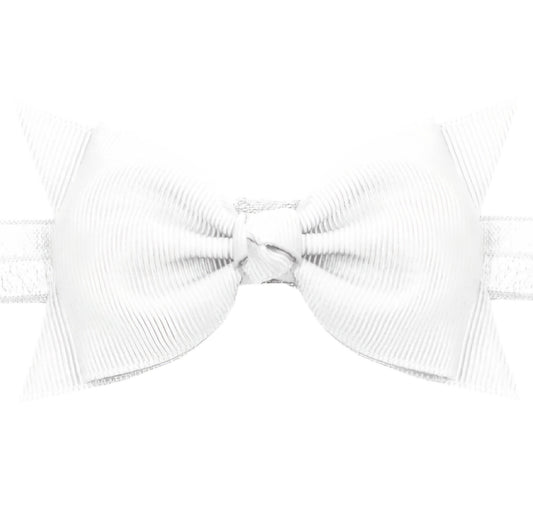 BLACK BOWSHAPE HEADBAND