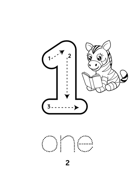 Zoo-fabulous Animal Number Adventure Book