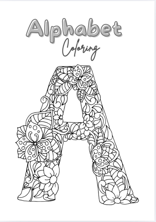 Color & Relax ABC Book