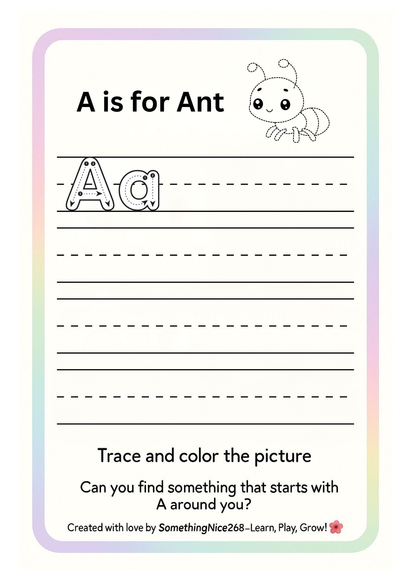 A-Z Alphabet Tracing & Activity Worksheets (Free Download)