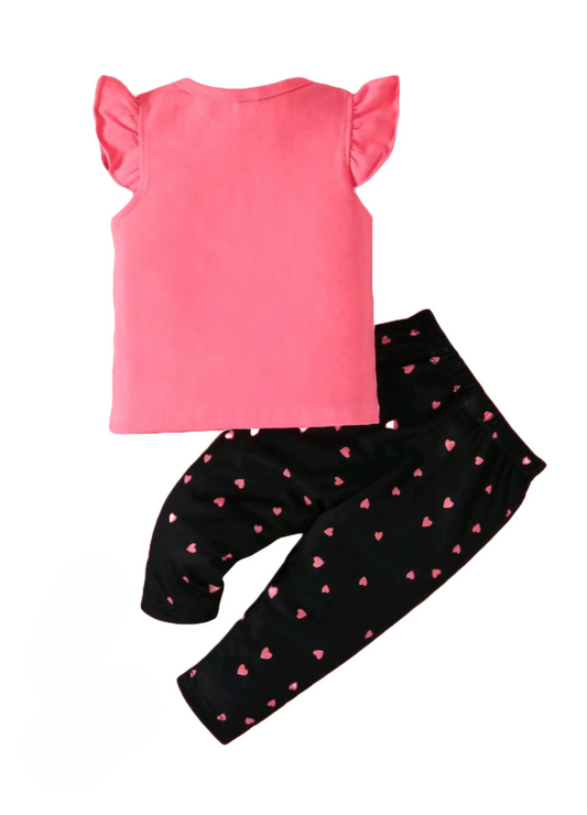 PRETTY IN PINK HEART OUTFIT