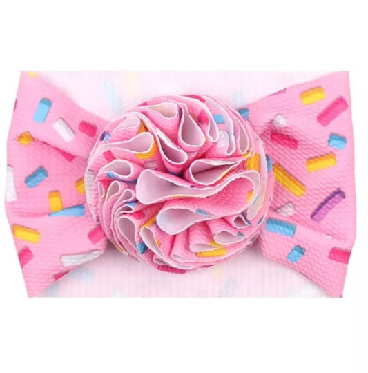 PINK CONFETTI NINJA BLOSSOM HEADBAND