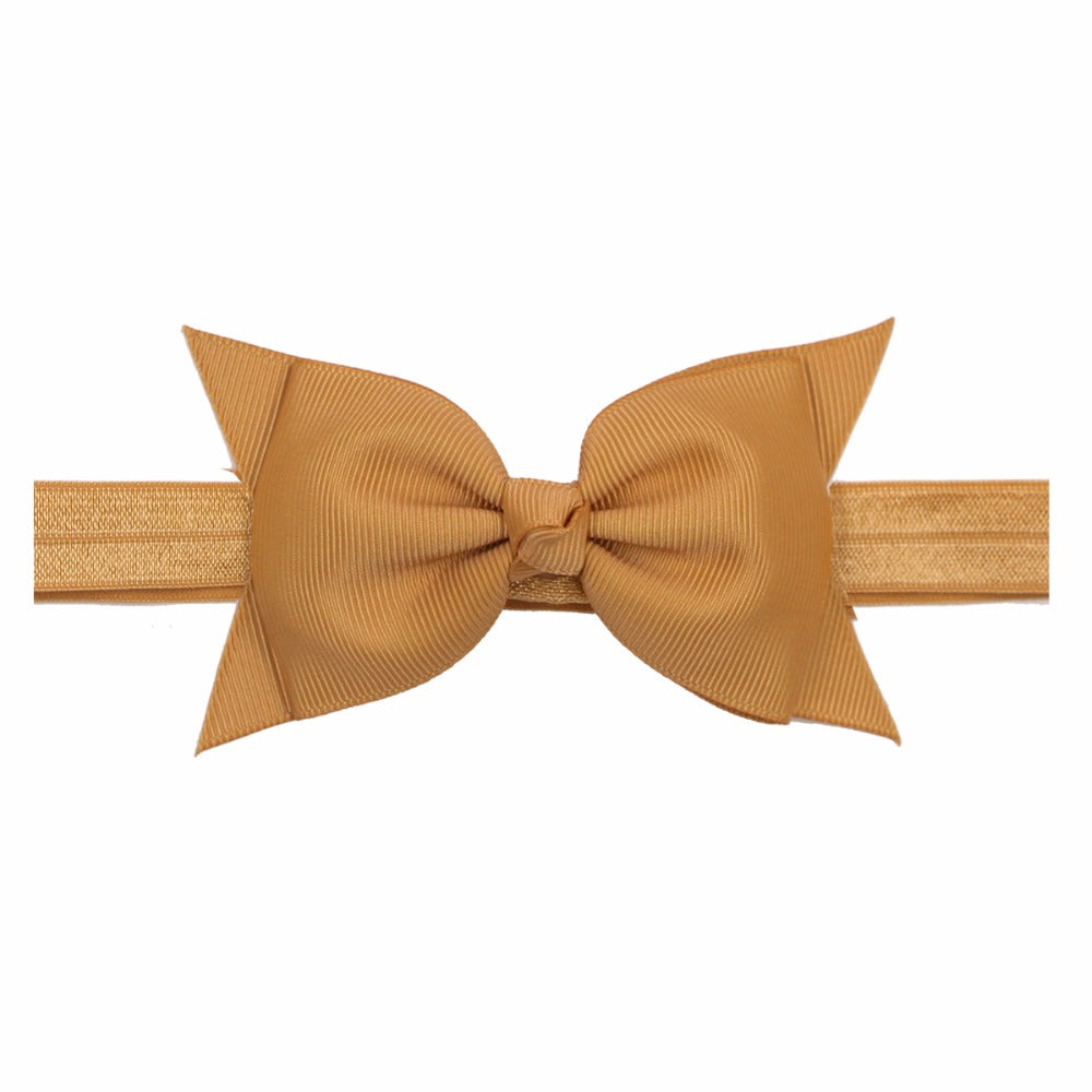 BROWN BOW SHAPE HEADBAND