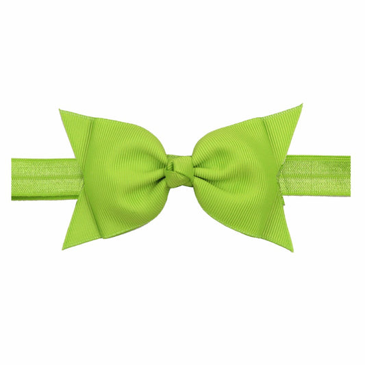 GREEN BOW SHAPE HEADBAND