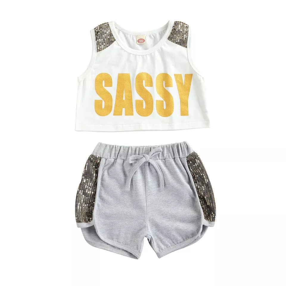 SASSY SLEEVLESS SPORTS WEAR