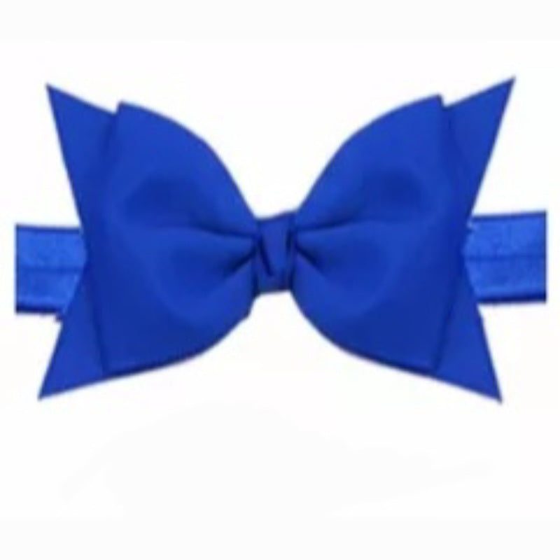 SHADES OF BLUE BOWSHAPE HEADBAND