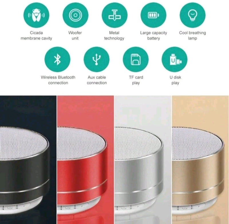 BLUE WIRELESS MINI PORTABLE SPEAKER