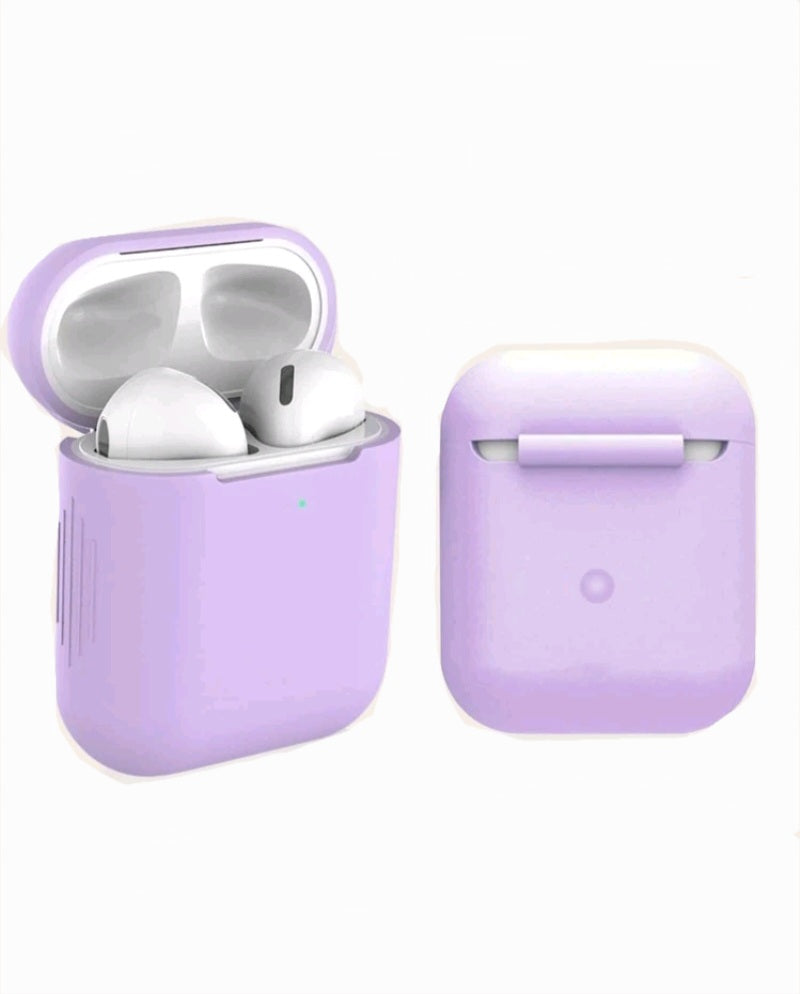 LILAC SHOCKPROOF SILICONE CASE: AIRPODS 1/2 GEN