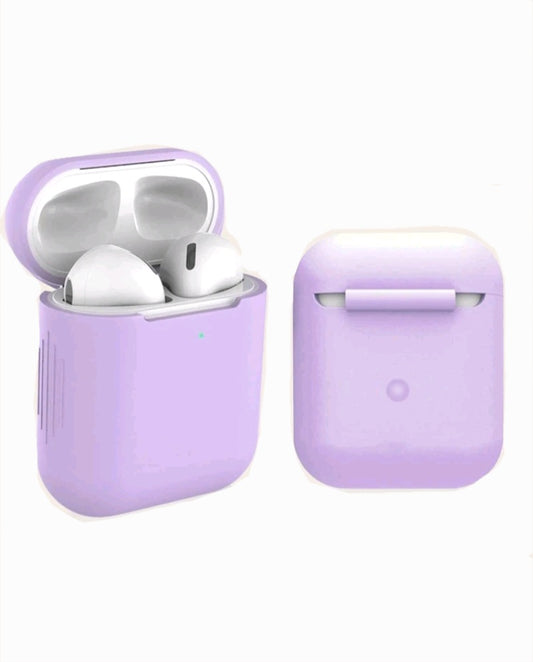 LILAC SHOCKPROOF SILICONE CASE: AIRPODS 1/2 GEN