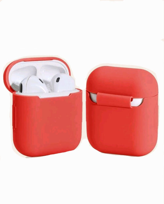 COOL RED SHOCKPROOF SILICONE CASE: AIRPODS 1/2 GEN