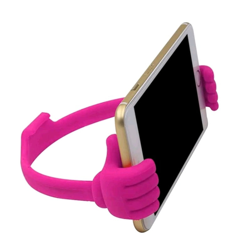 THUMBS UP PORTABLE TECH STAND: UNIVERSAL FOR PHONE & TABLET