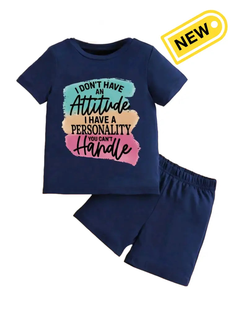 Attitude & Personality Kids Outfit Outfit Set