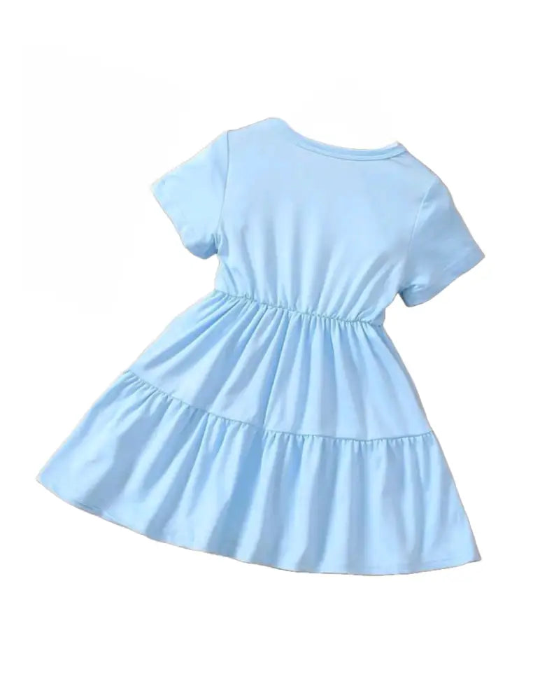 Baby Blue Hue Blossom Dress Dresses