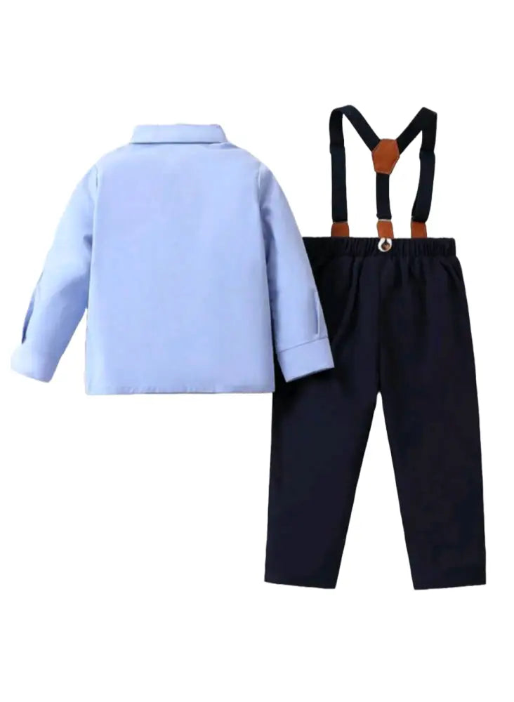 Little Gentlemen Suspender Set Outfit Set