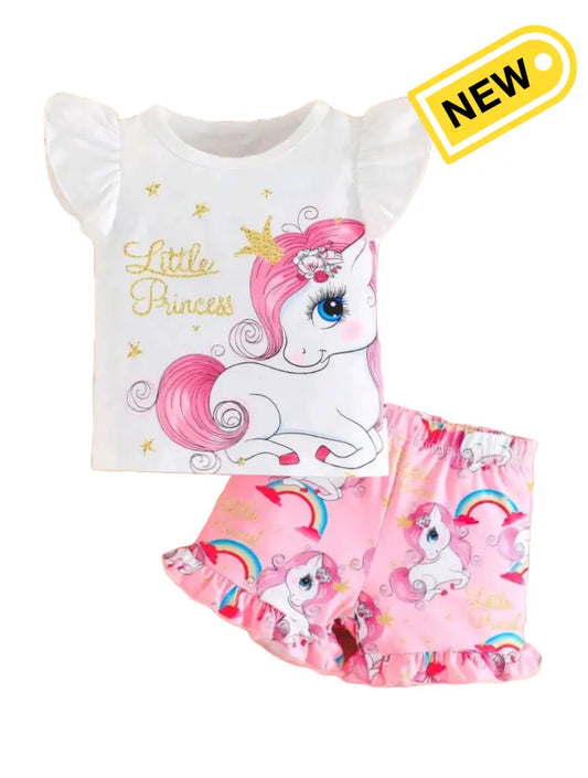 Little Princess Unicorn Set Outfit Set