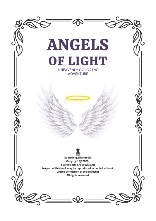 Angels of Light: A Heavenly Coloring Book