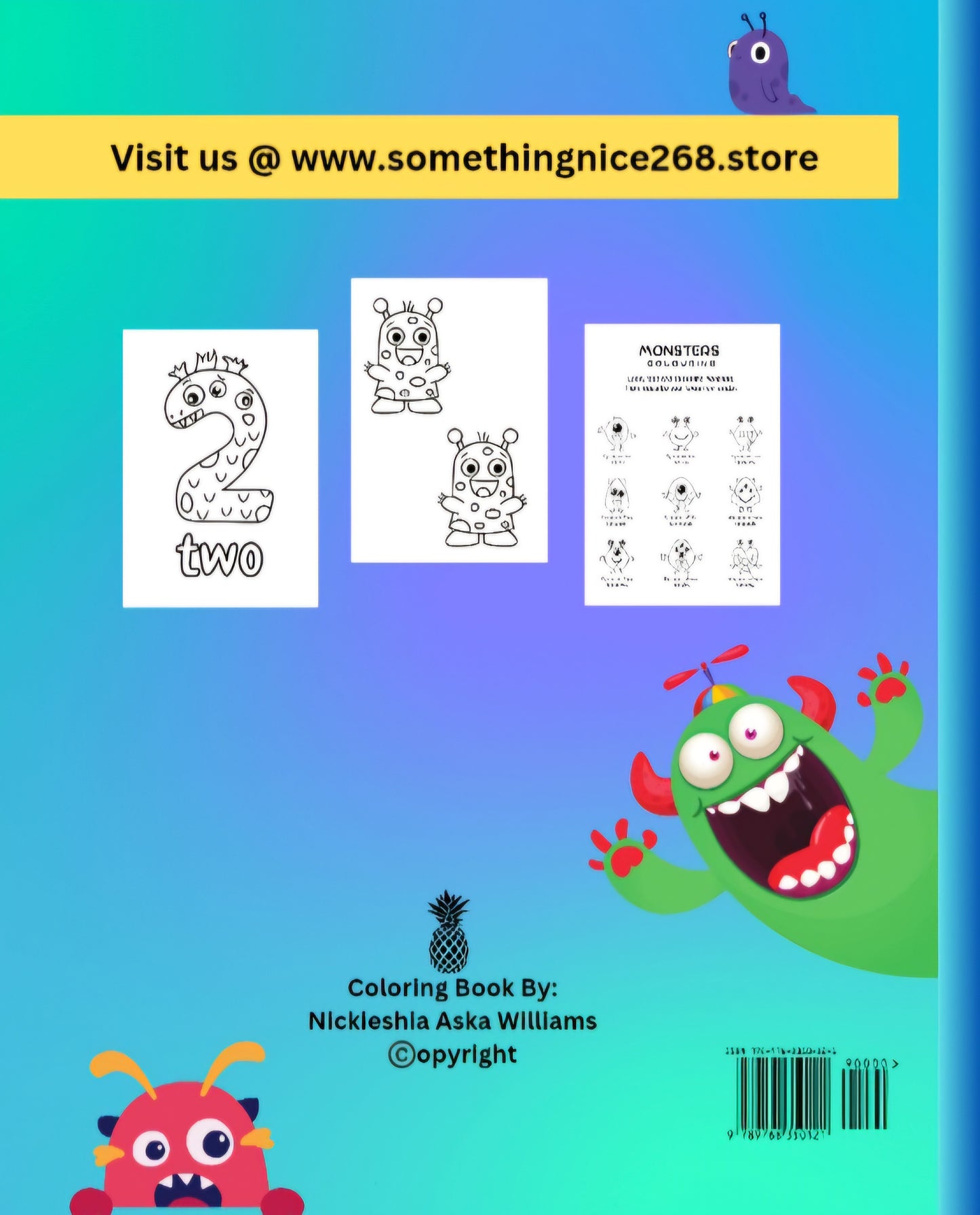 Monster Buddies Coloring Book: Fun & Friendly Monsters to Color