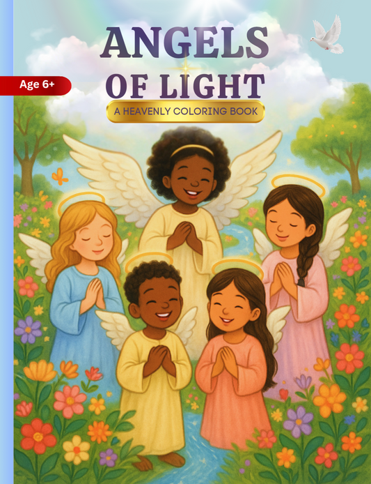 Angels of Light: A Heavenly Coloring Book