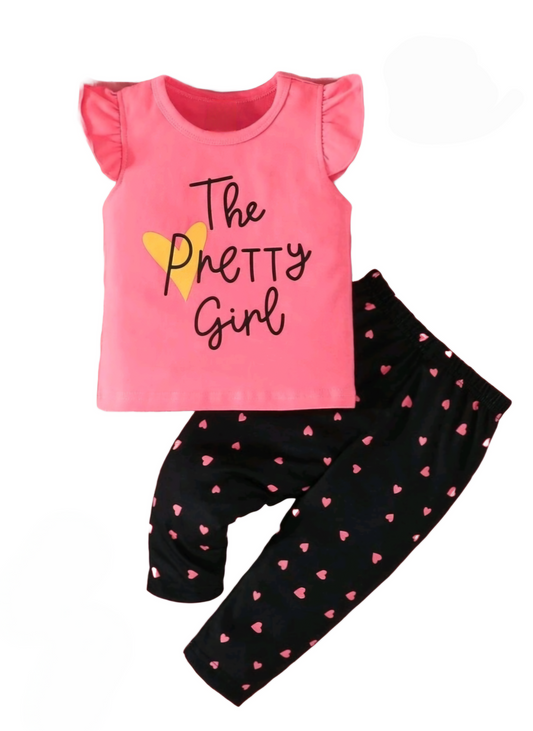PRETTY IN PINK HEART OUTFIT