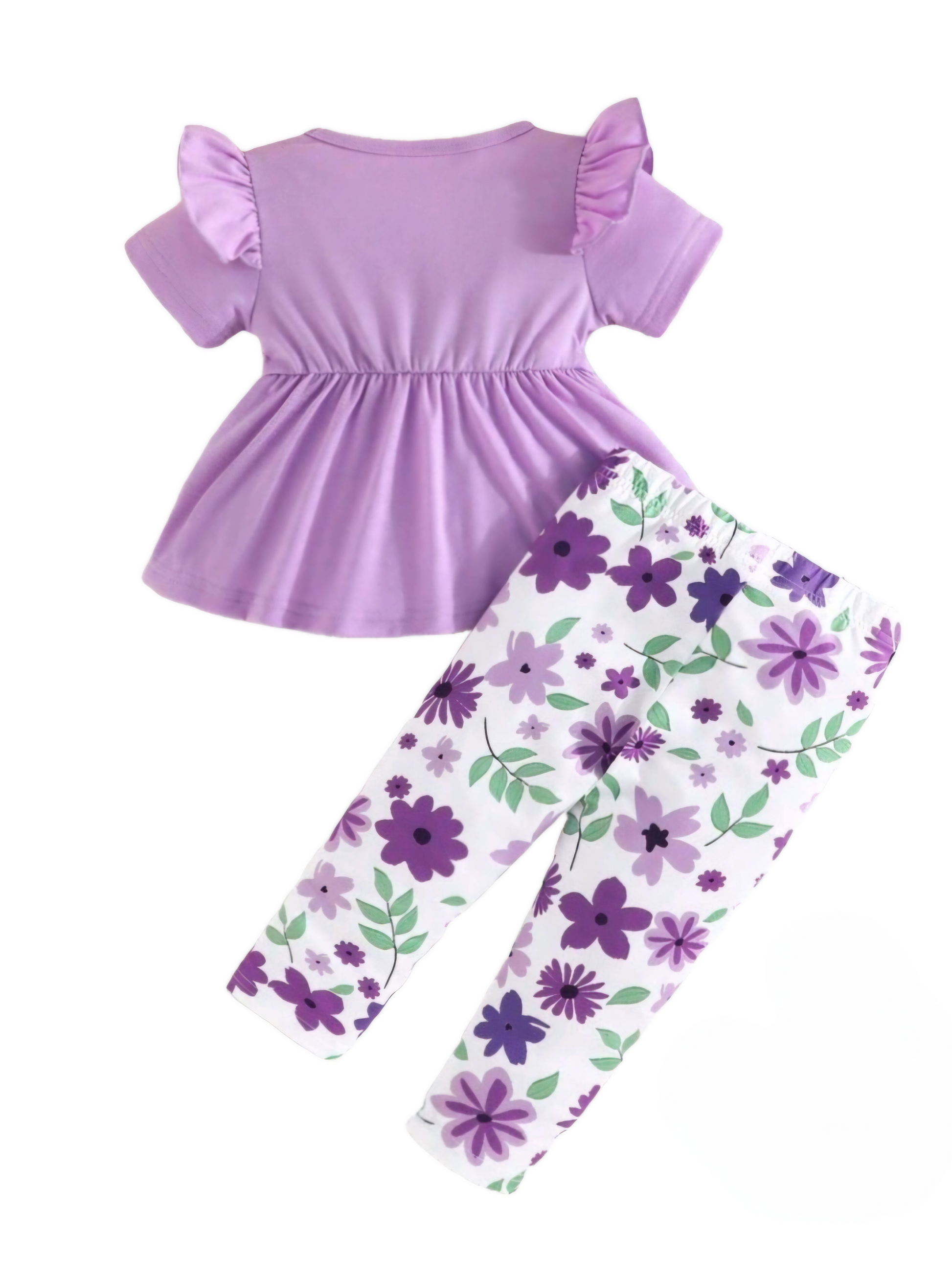 Lavender Blossom Girls Outfit Set Outfit Set