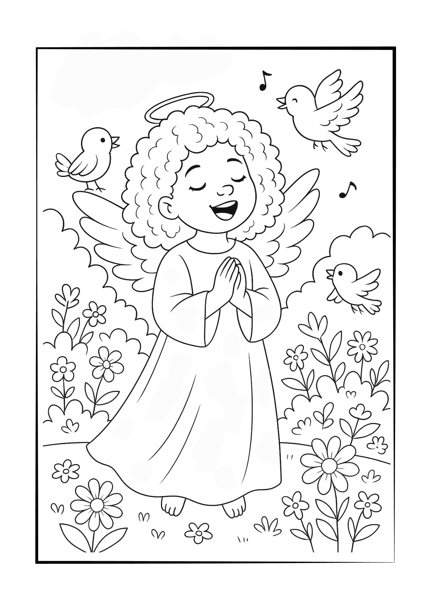 Angels of Light: A Heavenly Coloring Book