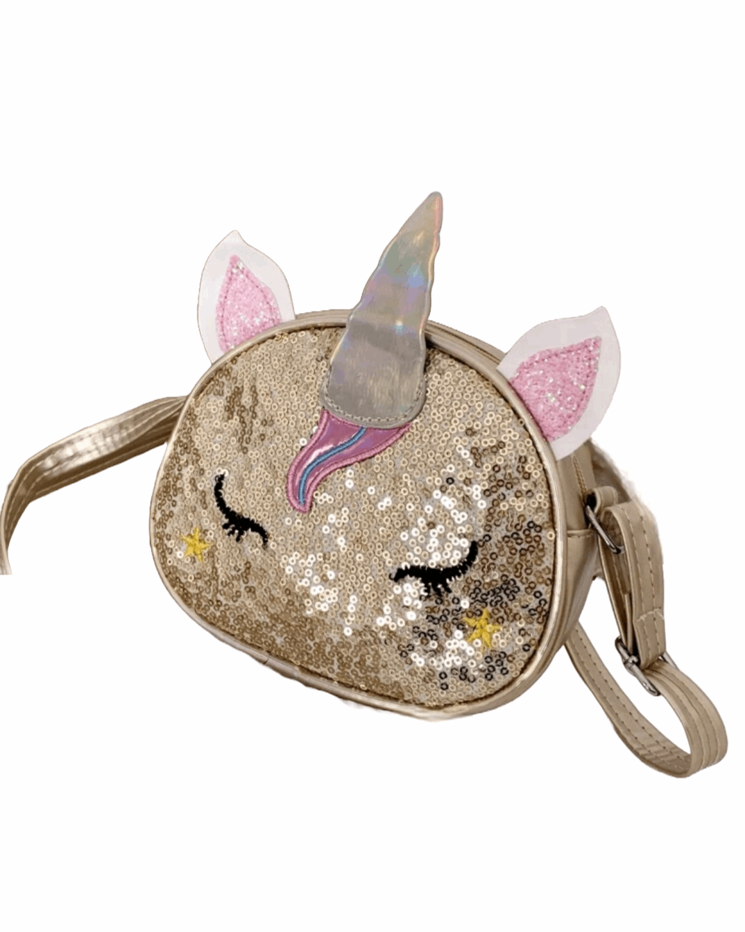 SPARKLY UNICORN CROSSBODY BAG