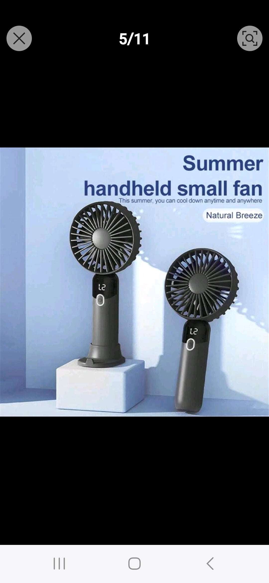 BREEZE PRO 6 SPEED TYPE-C HANDHELD FAN