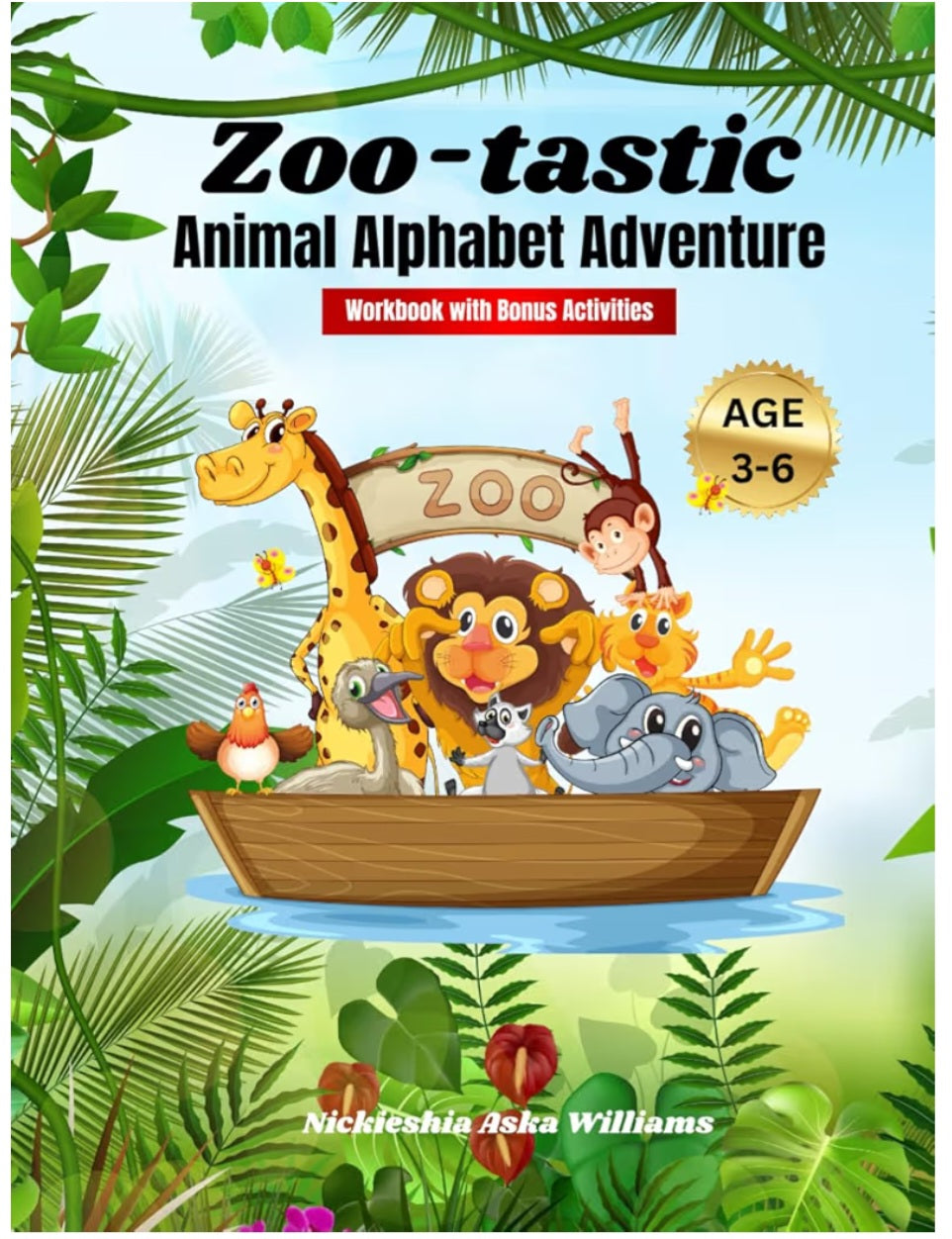 Zoo-tastic Animal Alphabet Adventure Book