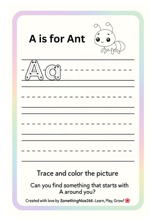 A-Z Alphabet Tracing & Activity Worksheets (Free Download)