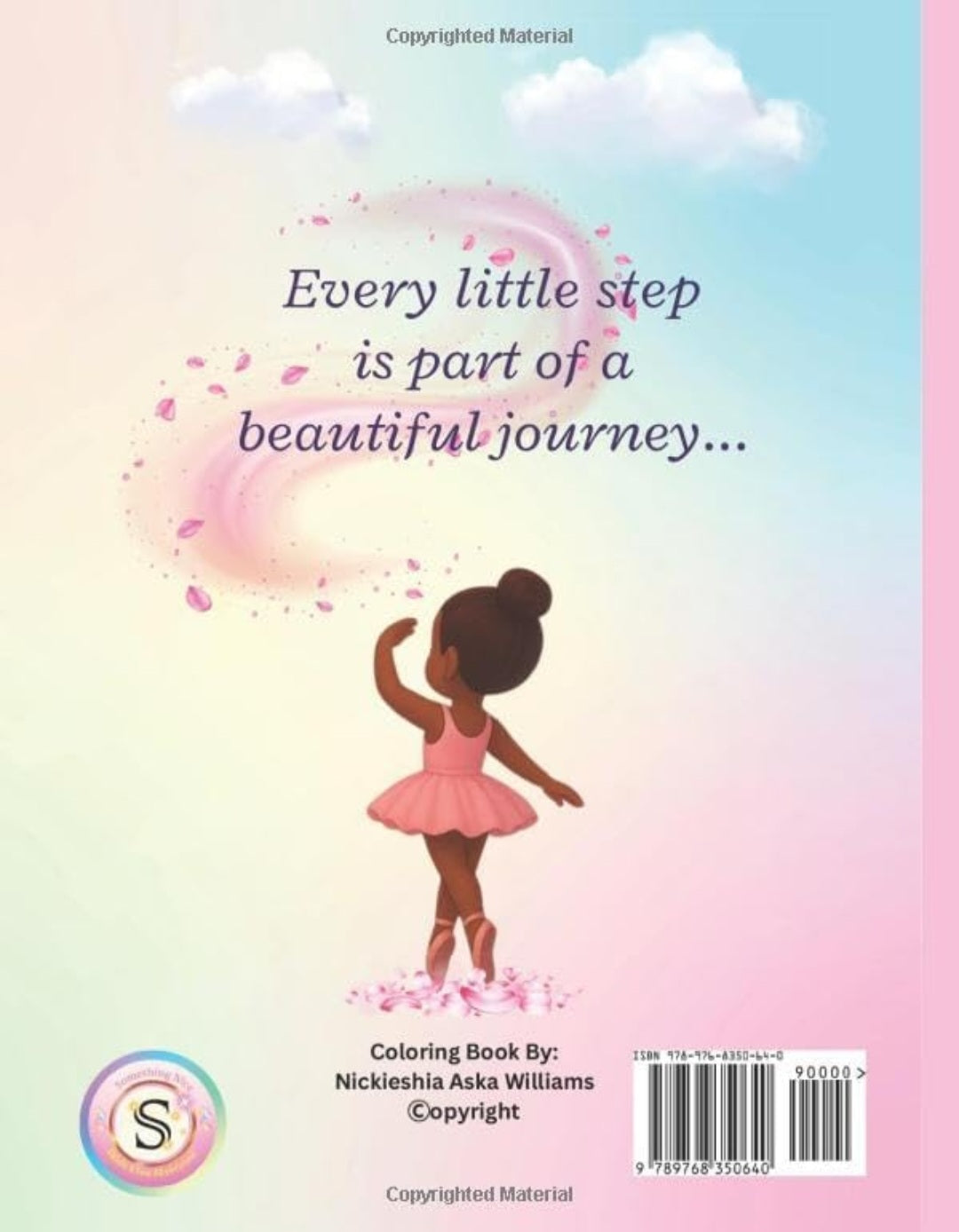 Ballerina Beauty:  A Coloring Book Celebrating Melanin Magic, Confidence, and Grace