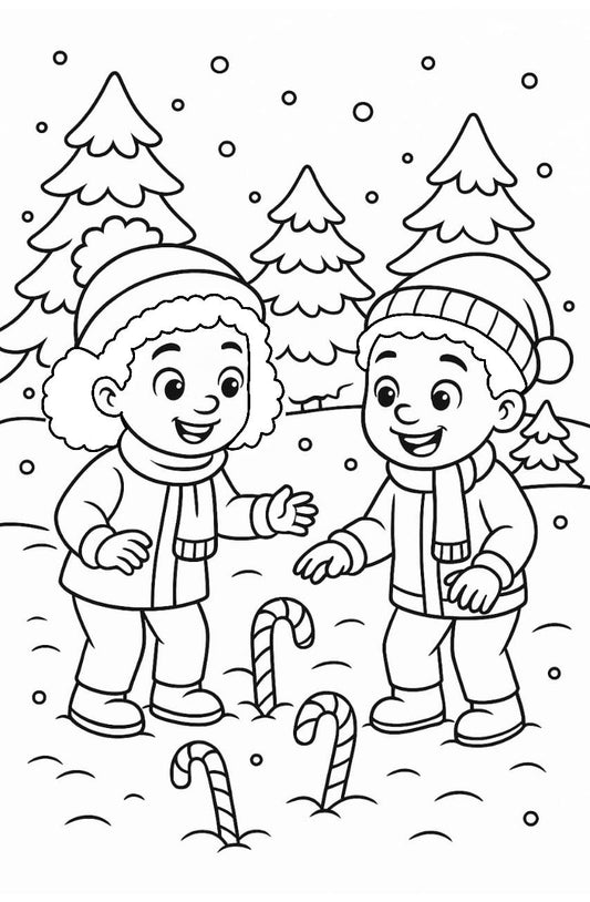 🎄 A Magical Christmas Coloring Experience  Holiday Coloring Book for Kids (Free Download)
