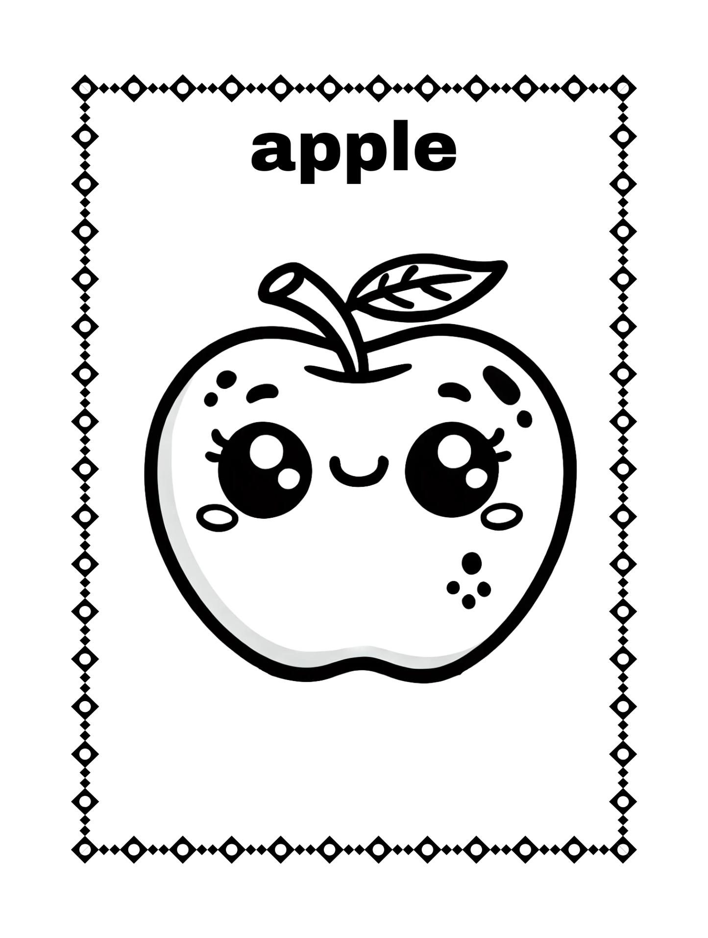 Fruits & Veggie Vibes: A Coloring Book