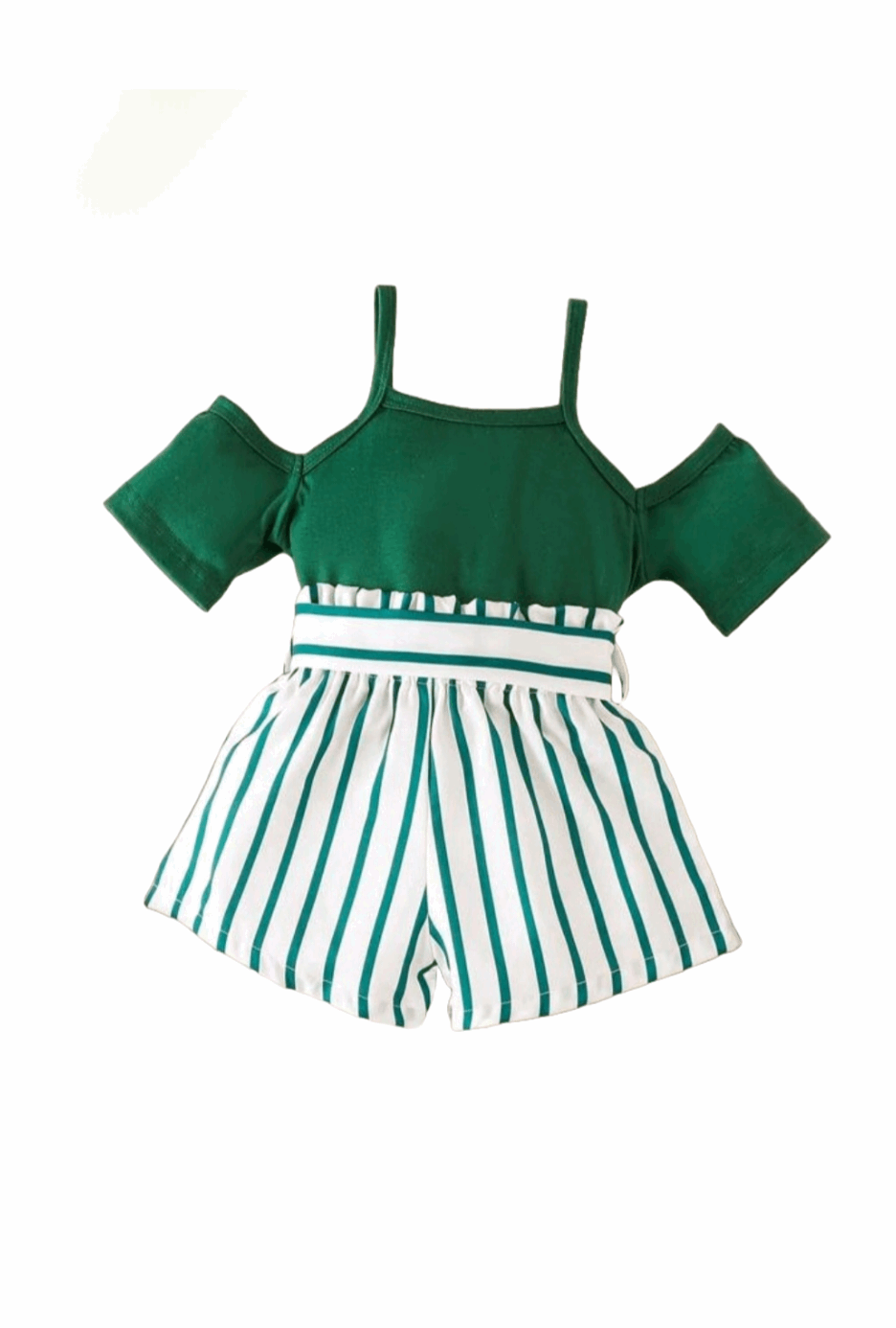 EMERALD BREEZE STRIPED 2-PIECE SET