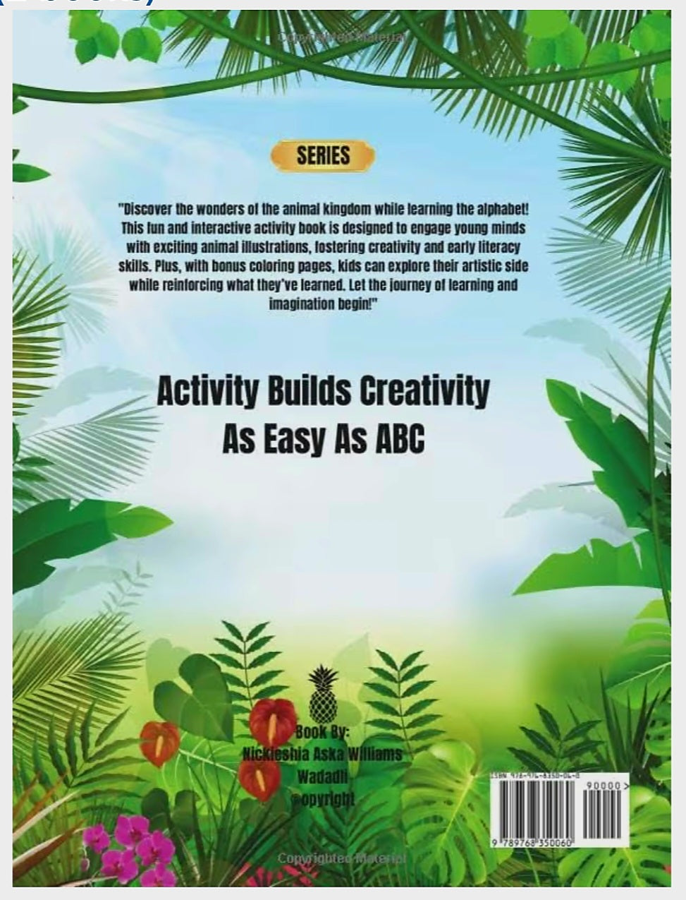 Zoo-tastic Animal Alphabet Adventure Book