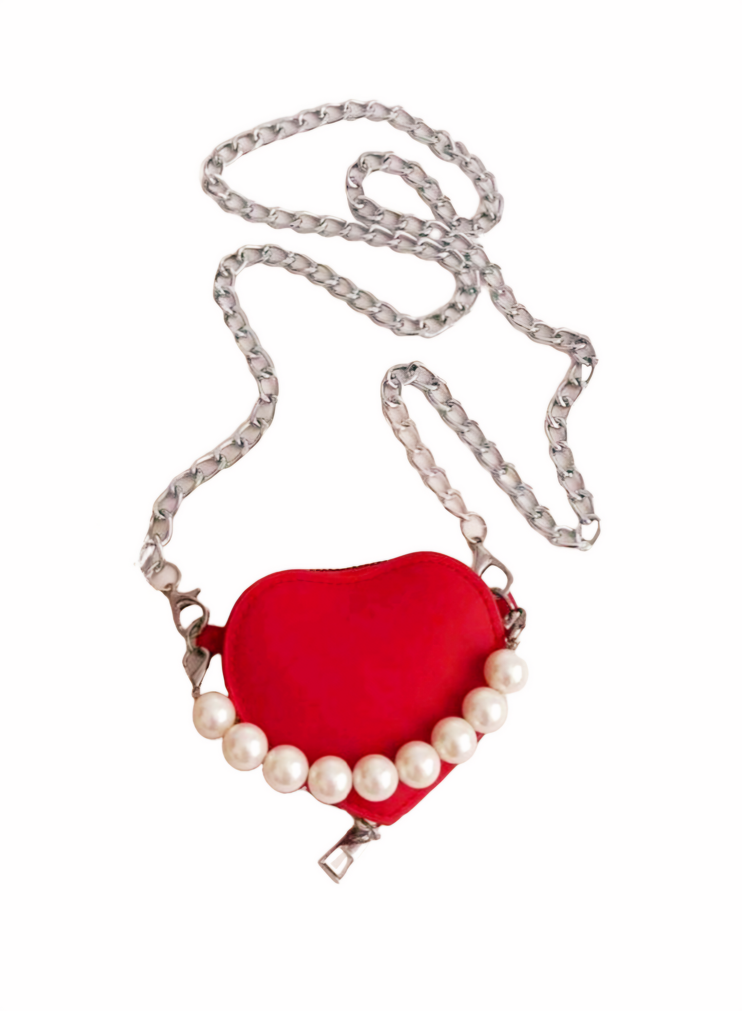 HEARTS AFLUTTER PEARL HANDBAG