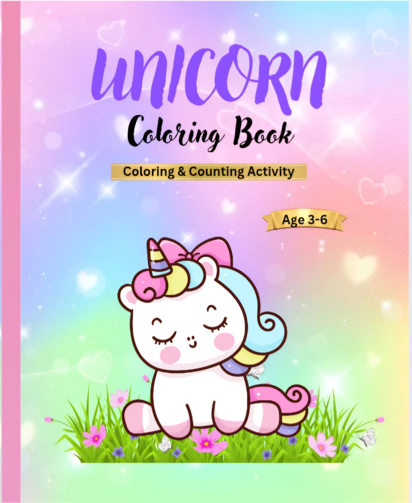 Unicorn Coloring & Counting Book