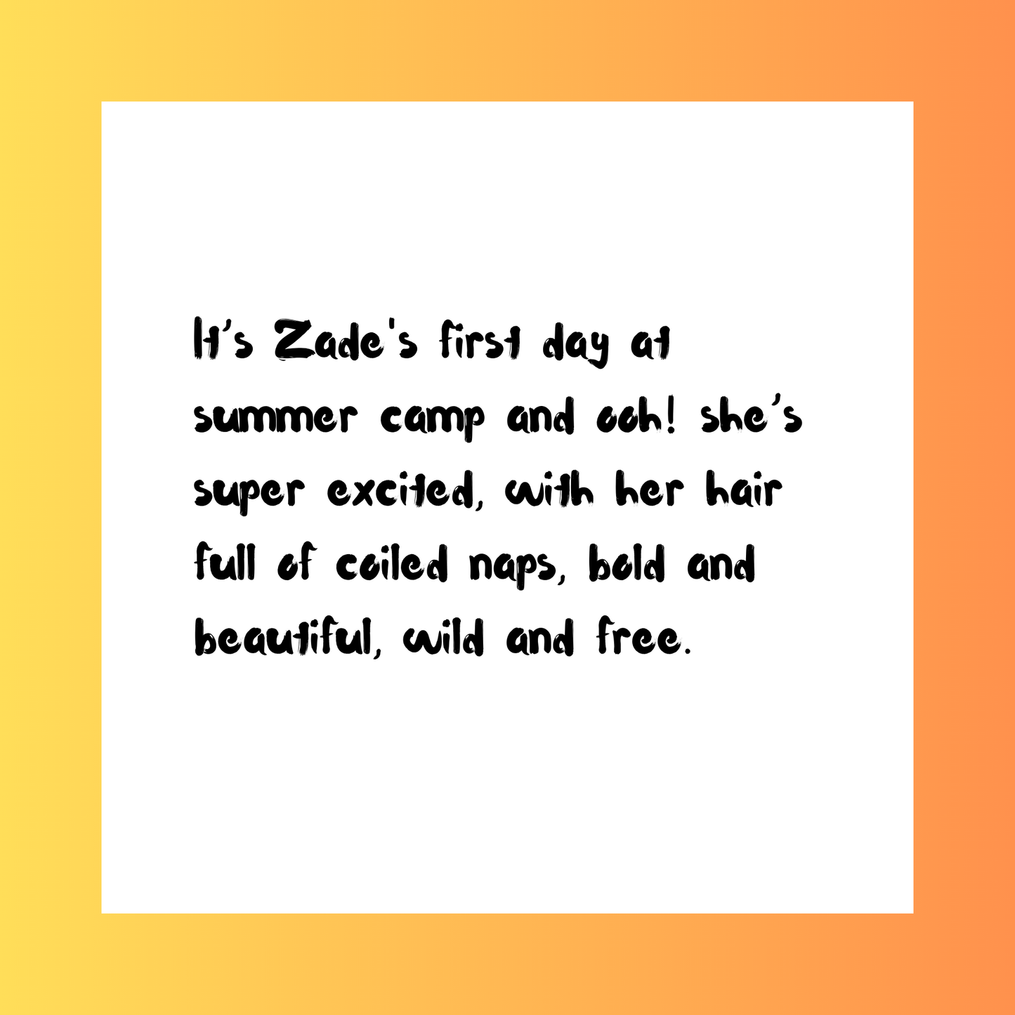 Nappy Hair Kids: A Summer Camp Surprise