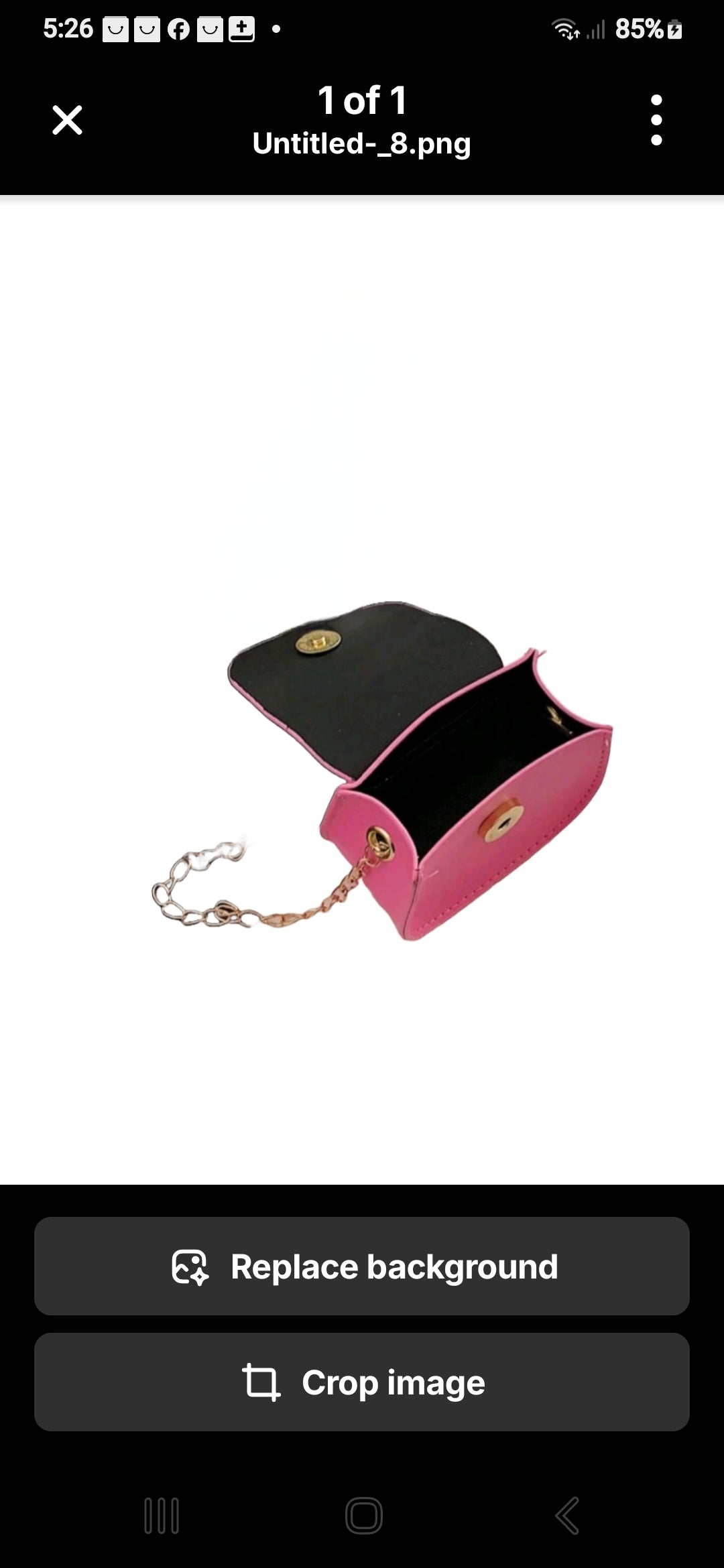 PINK BLUSH CHARM MINI BAG