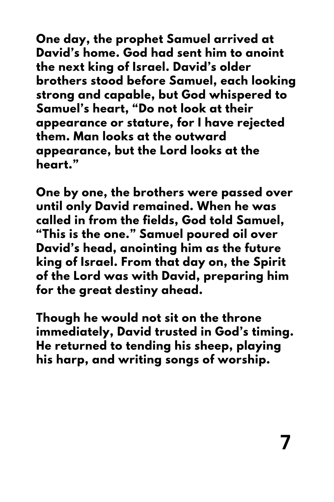 The Chosen One: A Man After God's Own Heart