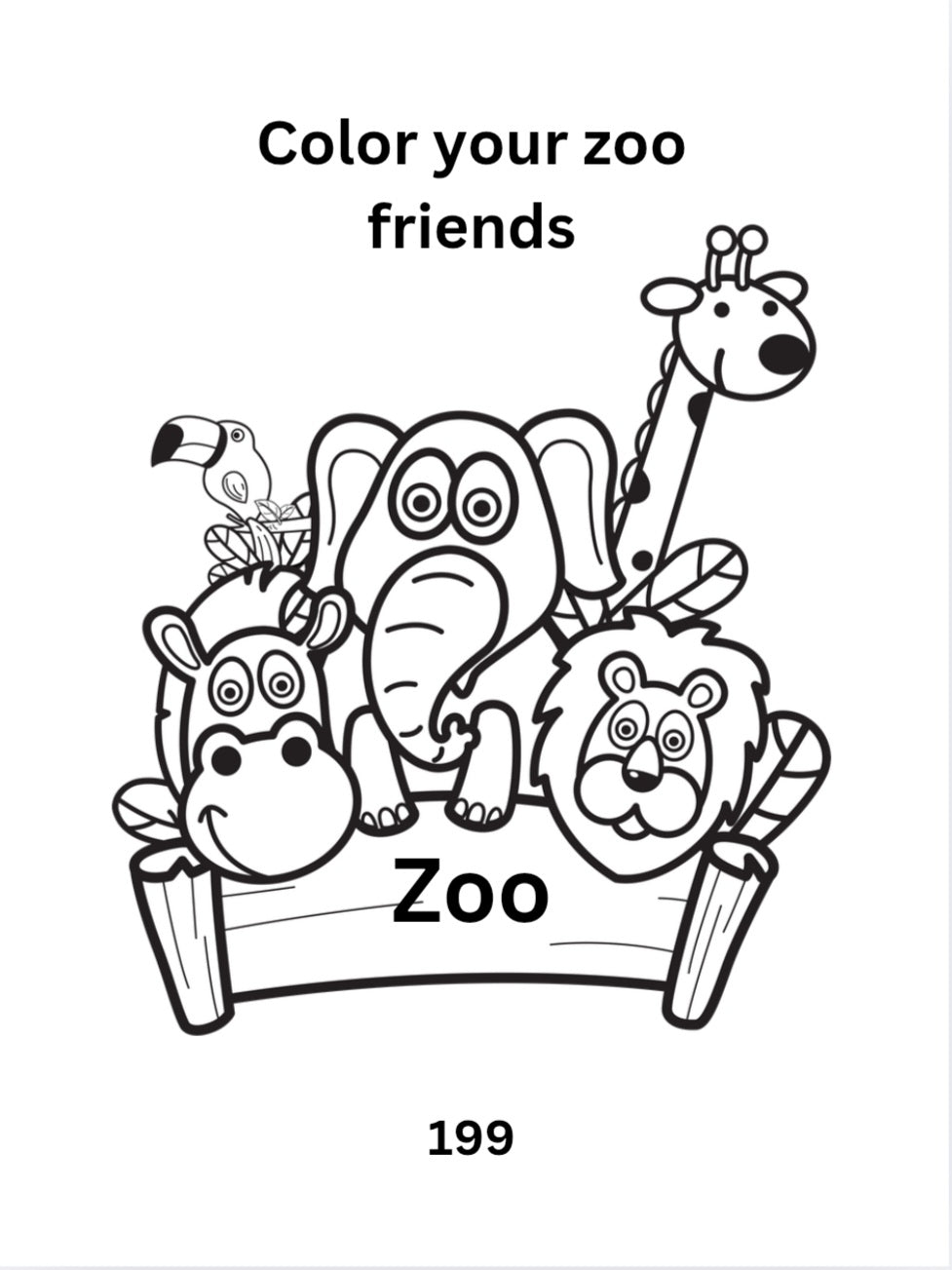 Zoo-tastic Animal Alphabet Adventure Book