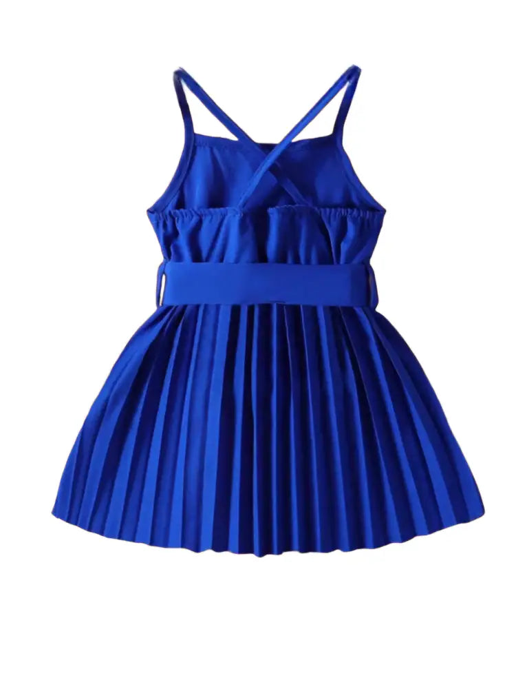 Royal Twirl Pleated Dress One Piece