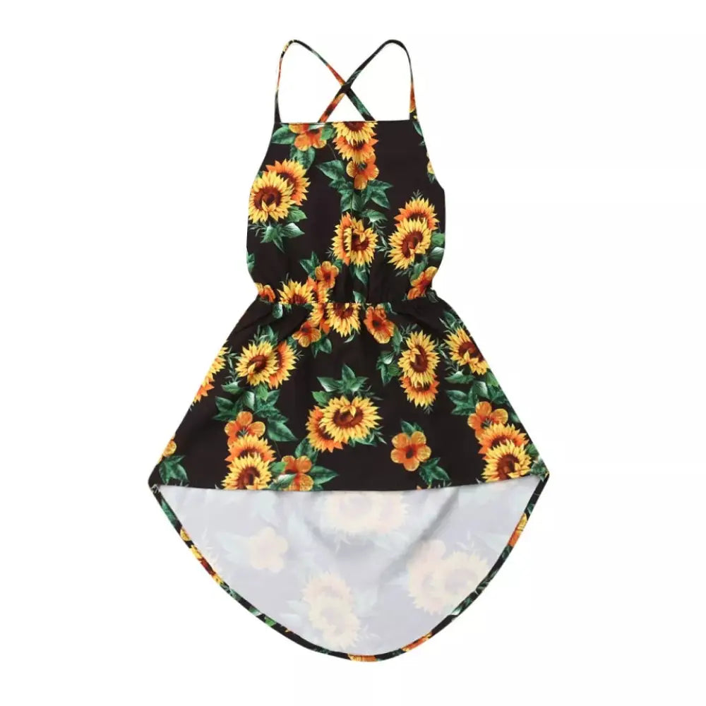 Sunflower Doll Dress One Piece